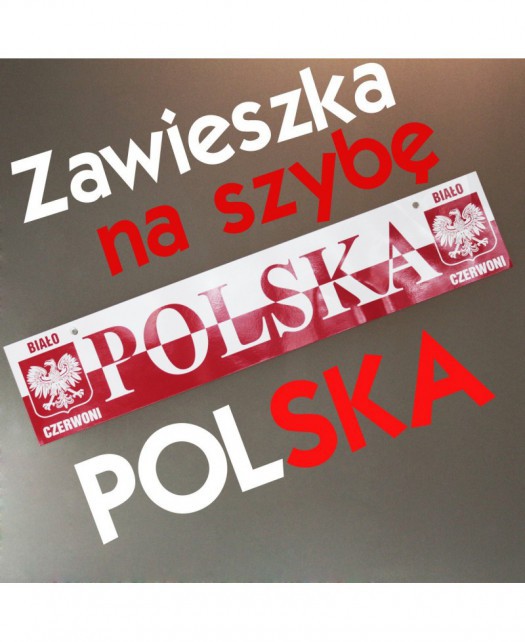 Zawieszka na szybę POLSKA